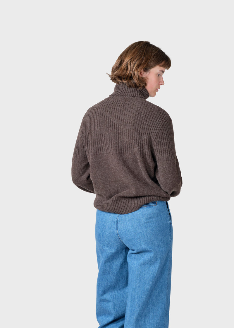 Klitmøller Collective ApS Svale knit Knitted sweaters Taupe