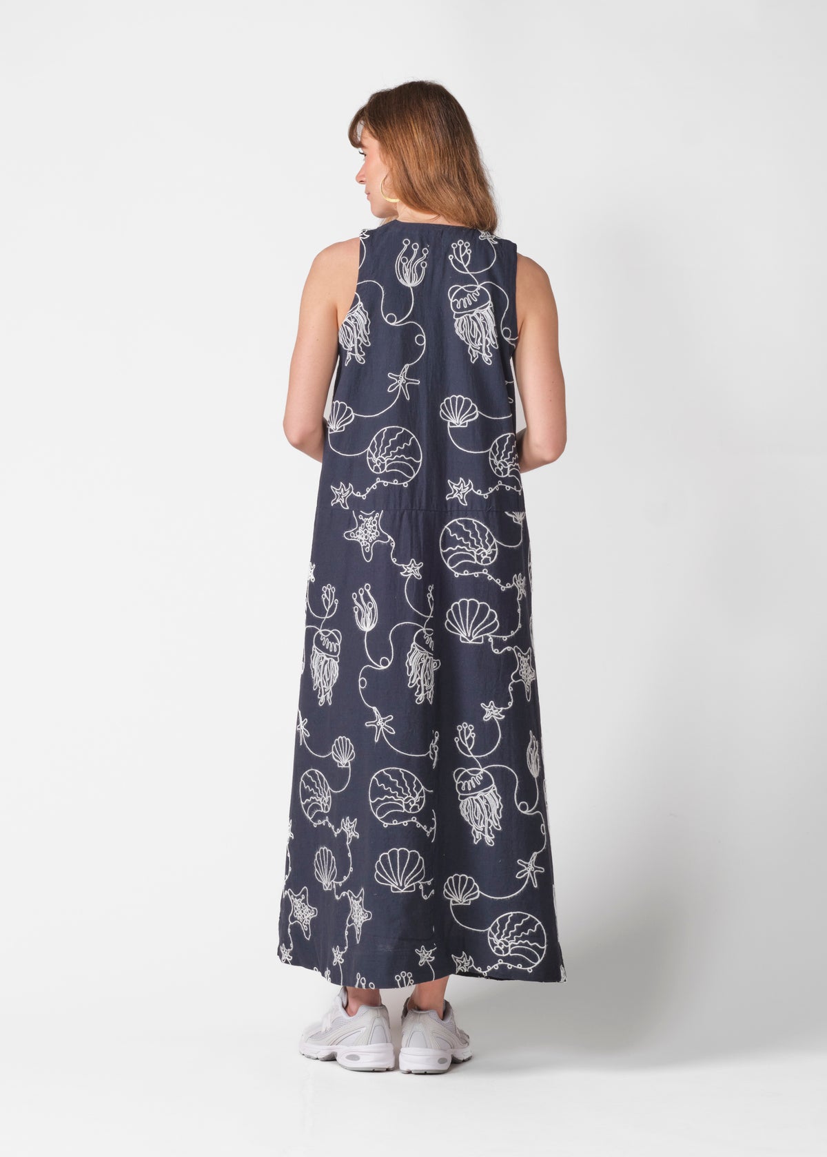 Klitmøller Collective ApS Svea dress Dress Navy/cream