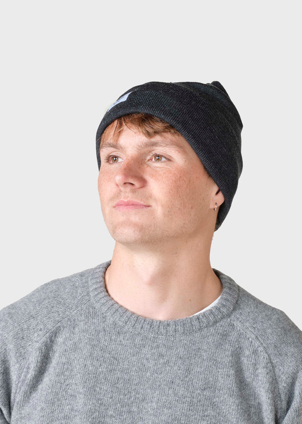 Klitmøller Collective ApS Tall beanie Beanies Anthracite