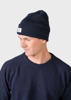 Klitmøller Collective ApS Tall beanie Beanies Navy