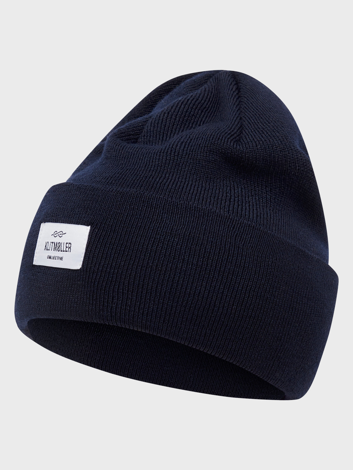Klitmøller Collective ApS Tall beanie Beanies Navy