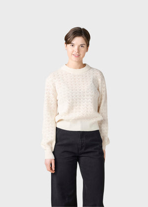 Klitmøller Collective ApS Tanja knit Knitted sweaters Cream