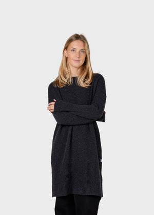 Klitmøller Collective ApS Thea knit dress Knitted sweaters Anthracite