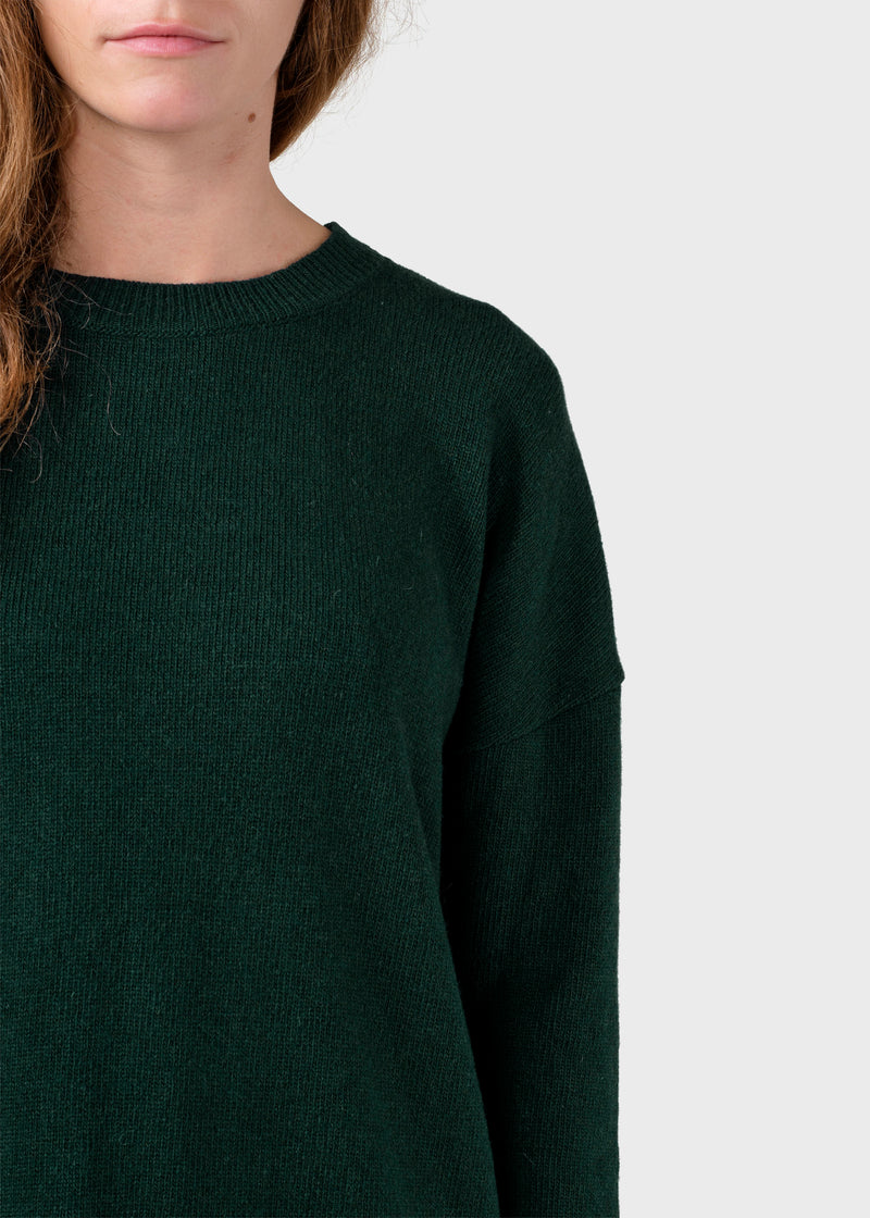 Klitmøller Collective ApS Thea knit dress Knitted sweaters Moss Green