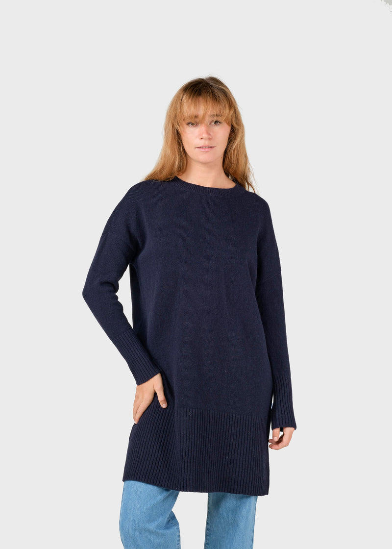 Klitmøller Collective ApS Thea knit dress Knitted sweaters Navy
