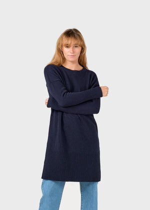 Klitmøller Collective ApS Thea knit dress Knitted sweaters Navy