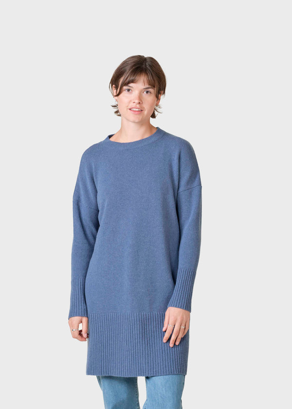 Klitmøller Collective ApS Thea knit dress Knitted sweaters Ocean