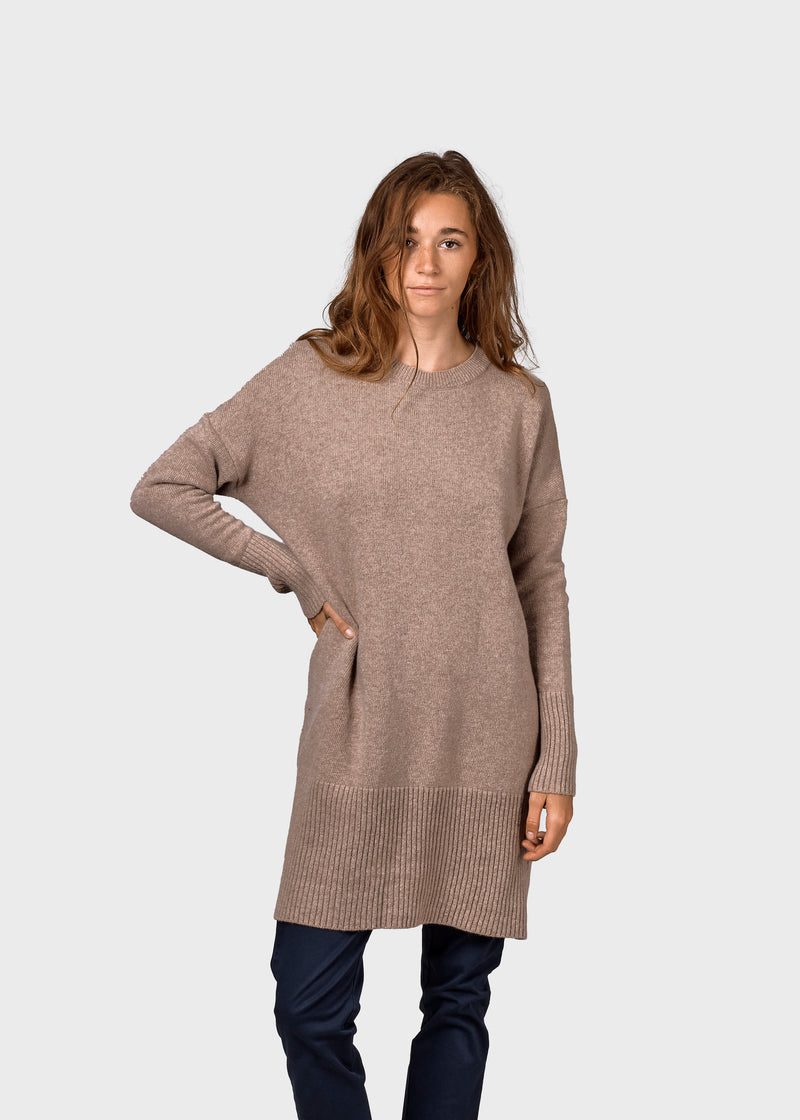 Klitmøller Collective ApS Thea knit dress Knitted sweaters Sand