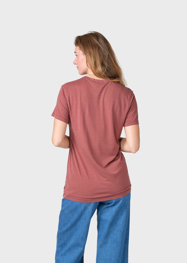 Klitmøller Collective ApS Thelma tee T-Shirts Burgundy