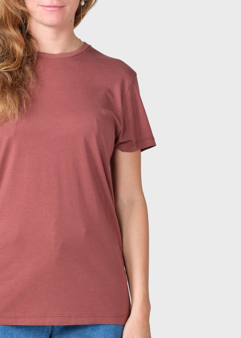Klitmøller Collective ApS Thelma tee T-Shirts Burgundy