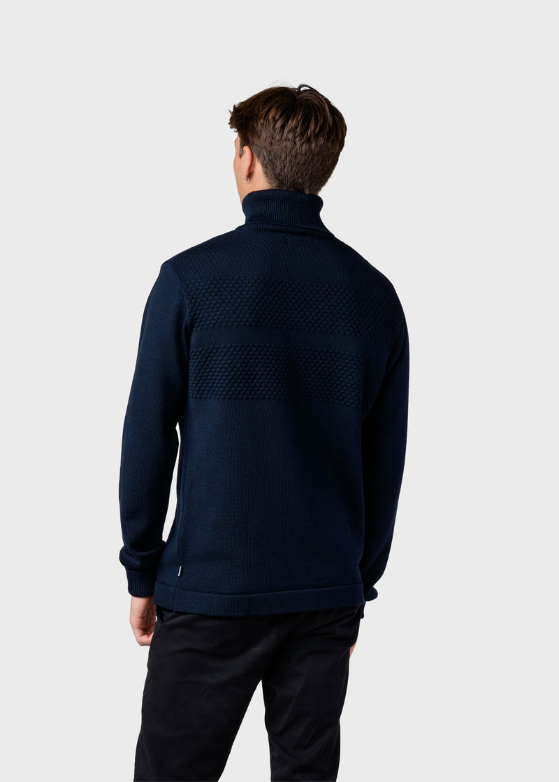 Klitmøller Collective ApS Thorvald knit Knitted sweaters Navy