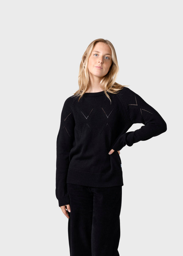 Klitmøller Collective ApS Thyra knit Knitted sweaters Black