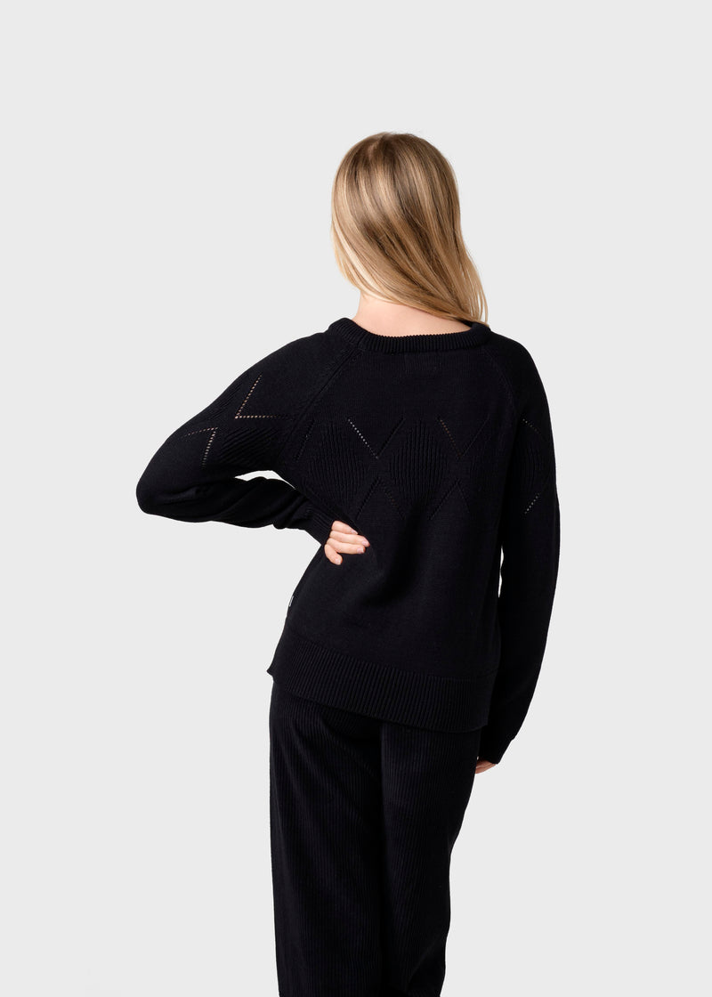 Klitmøller Collective ApS Thyra knit Knitted sweaters Black