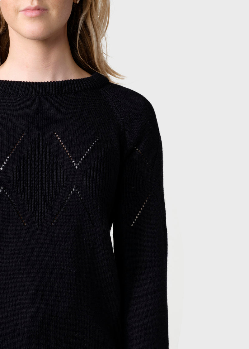 Klitmøller Collective ApS Thyra knit Knitted sweaters Black