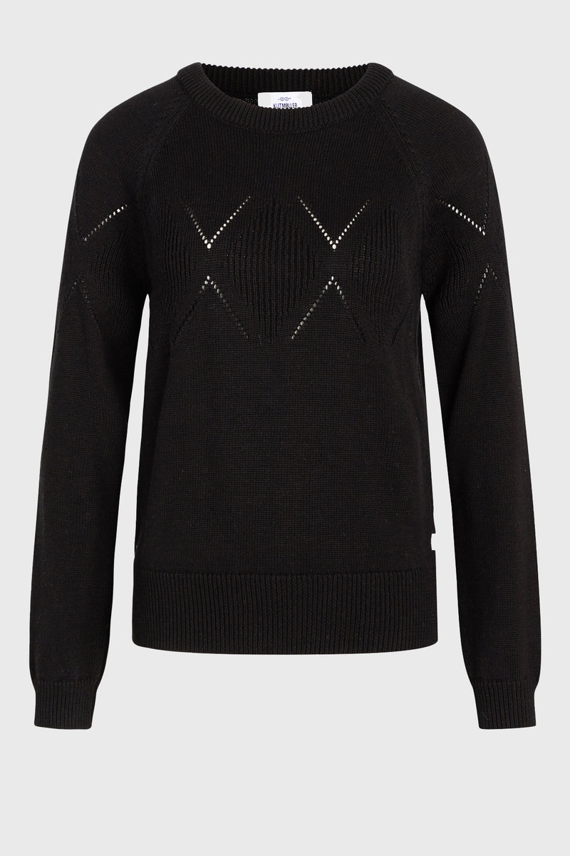 Klitmøller Collective ApS Thyra knit Knitted sweaters Black