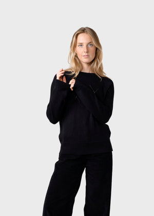 Klitmøller Collective ApS Thyra knit Knitted sweaters Black