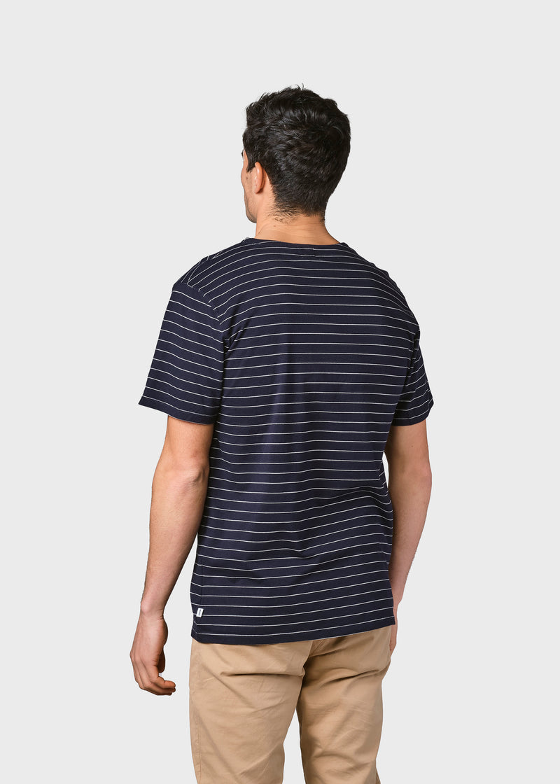 Klitmøller Collective ApS Tom tee T-Shirts Navy/cream