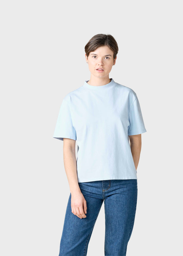 Klitmøller Collective ApS Uma mock tee T-Shirts Light blue