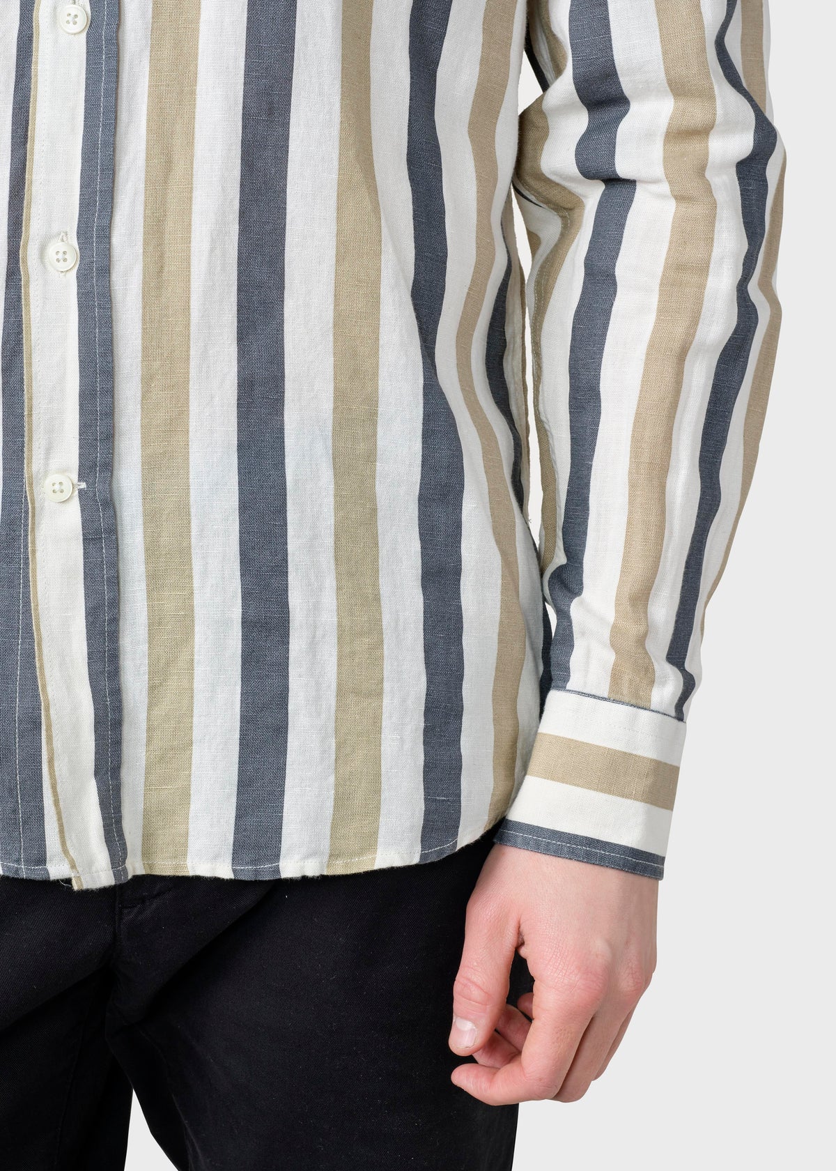 Klitmøller Collective ApS Valdis shirt Shirts Navy/sand