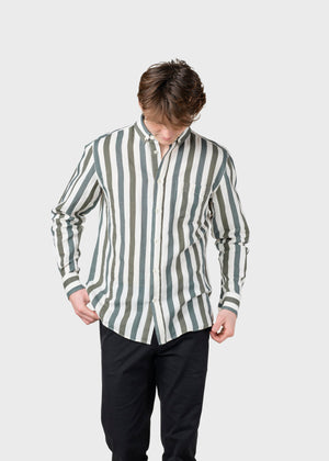 Klitmøller Collective ApS Valdis shirt Shirts Olive/moss green