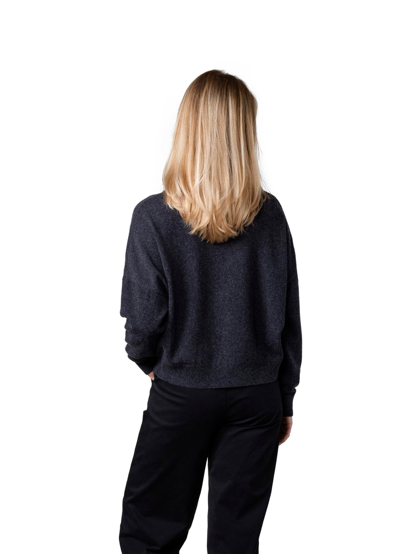 Klitmøller Collective ApS Vanessa knit Knitted sweaters Anthracite