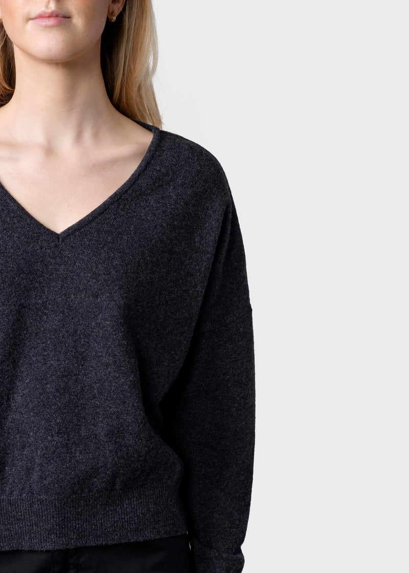 Klitmøller Collective ApS Vanessa knit Knitted sweaters Anthracite