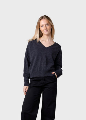 Klitmøller Collective ApS Vanessa knit Knitted sweaters Anthracite