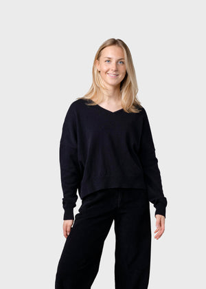 Klitmøller Collective ApS Vanessa knit Knitted sweaters Black