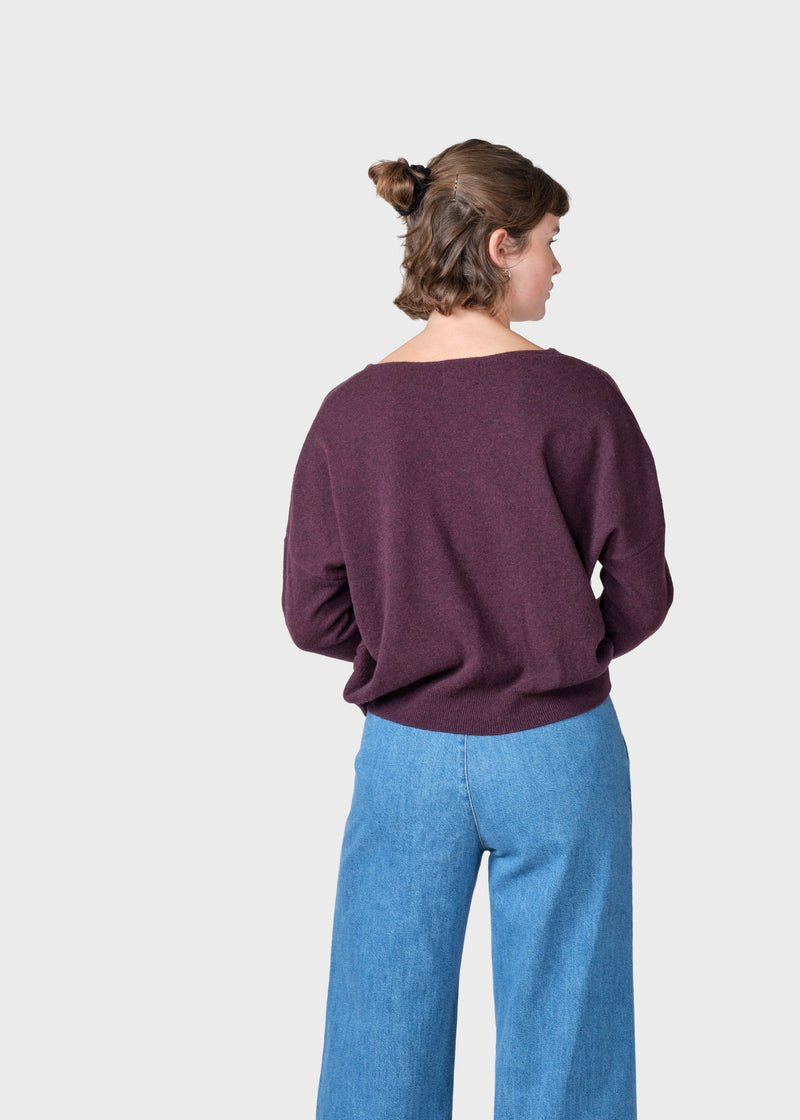 Klitmøller Collective ApS Vanessa knit Knitted sweaters Burgundy