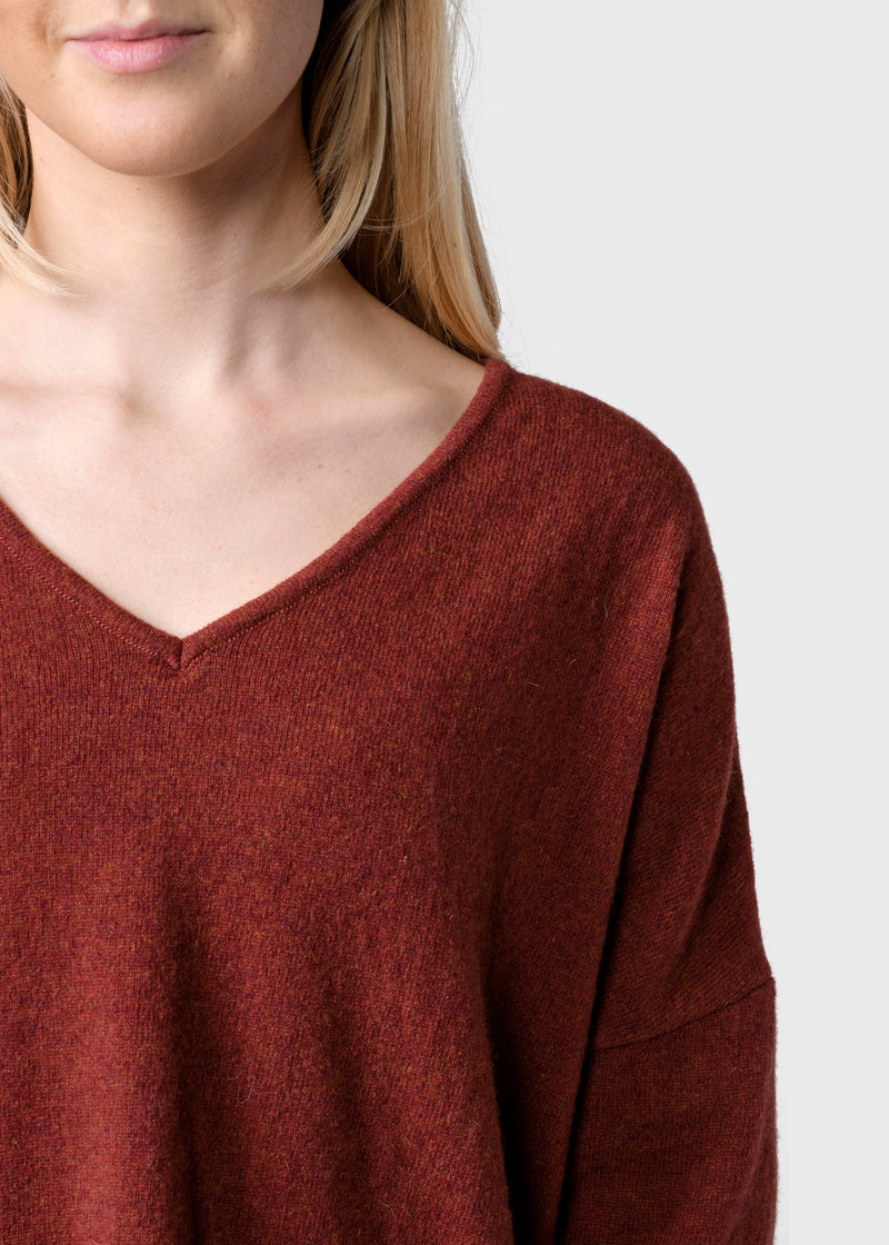 Klitmøller Collective ApS Vanessa knit Knitted sweaters Clay red