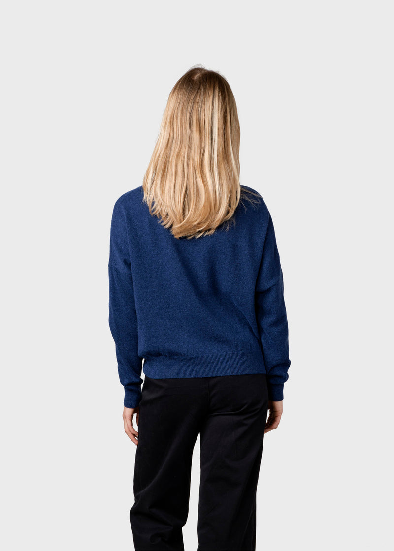 Klitmøller Collective ApS Vanessa knit Knitted sweaters Deep blue