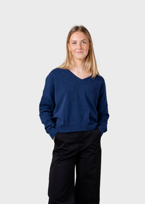 Klitmøller Collective ApS Vanessa knit Knitted sweaters Deep blue