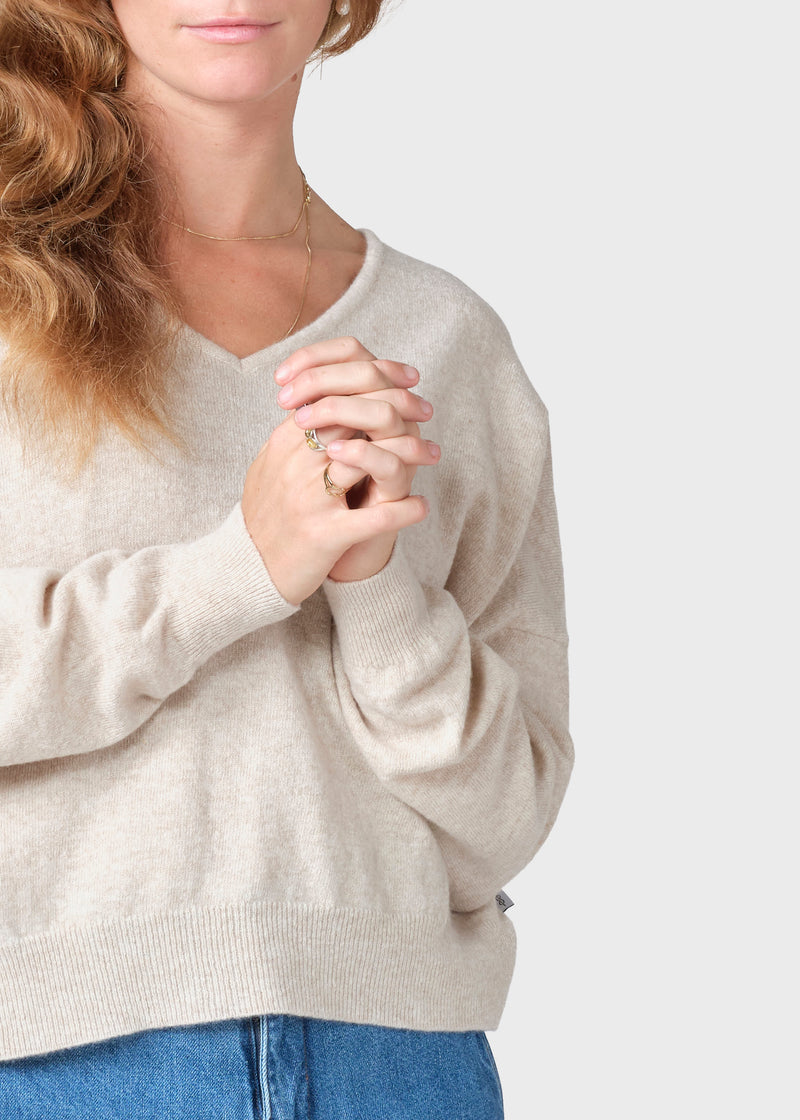 Klitmøller Collective ApS Vanessa knit Knitted sweaters Pastel sand
