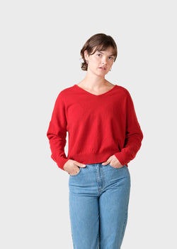 Klitmøller Collective ApS Vanessa knit Knitted sweaters Red