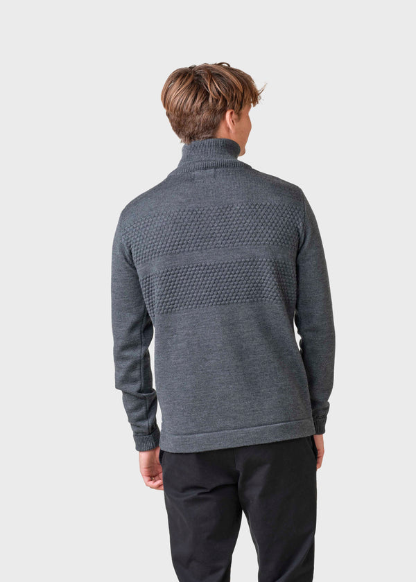 Klitmøller Collective ApS Viggo knit Knitted sweaters Anthracite