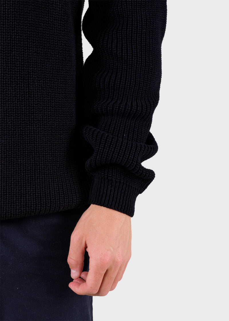 Klitmøller Collective ApS Vilius knit Knitted sweaters Black