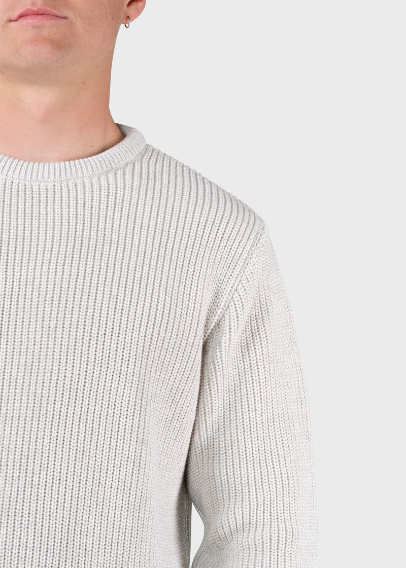 Klitmøller Collective ApS Vilius knit Knitted sweaters Cream melange
