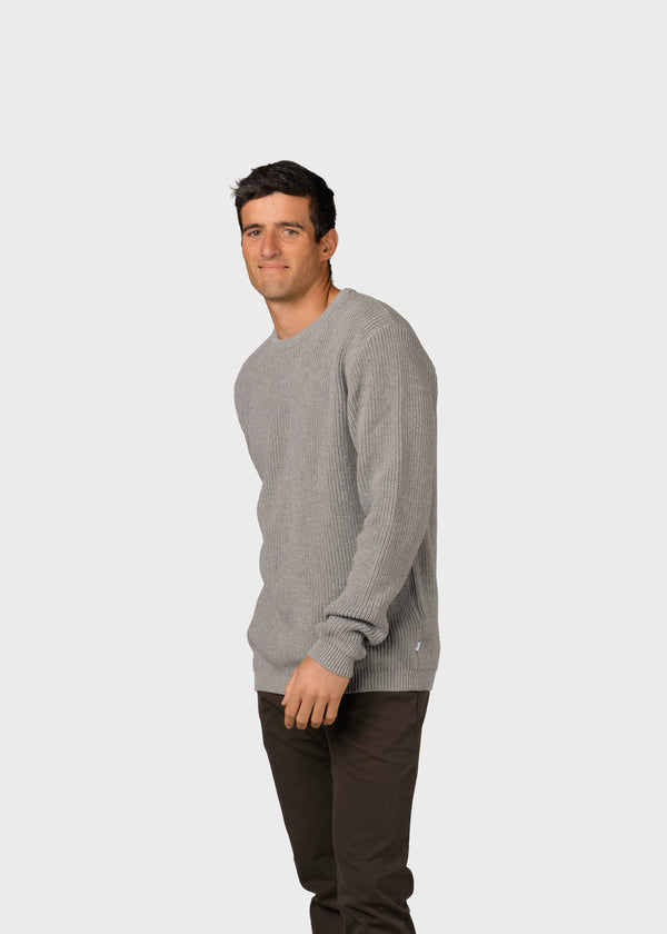 Klitmøller Collective ApS Vilius knit Knitted sweaters Light grey