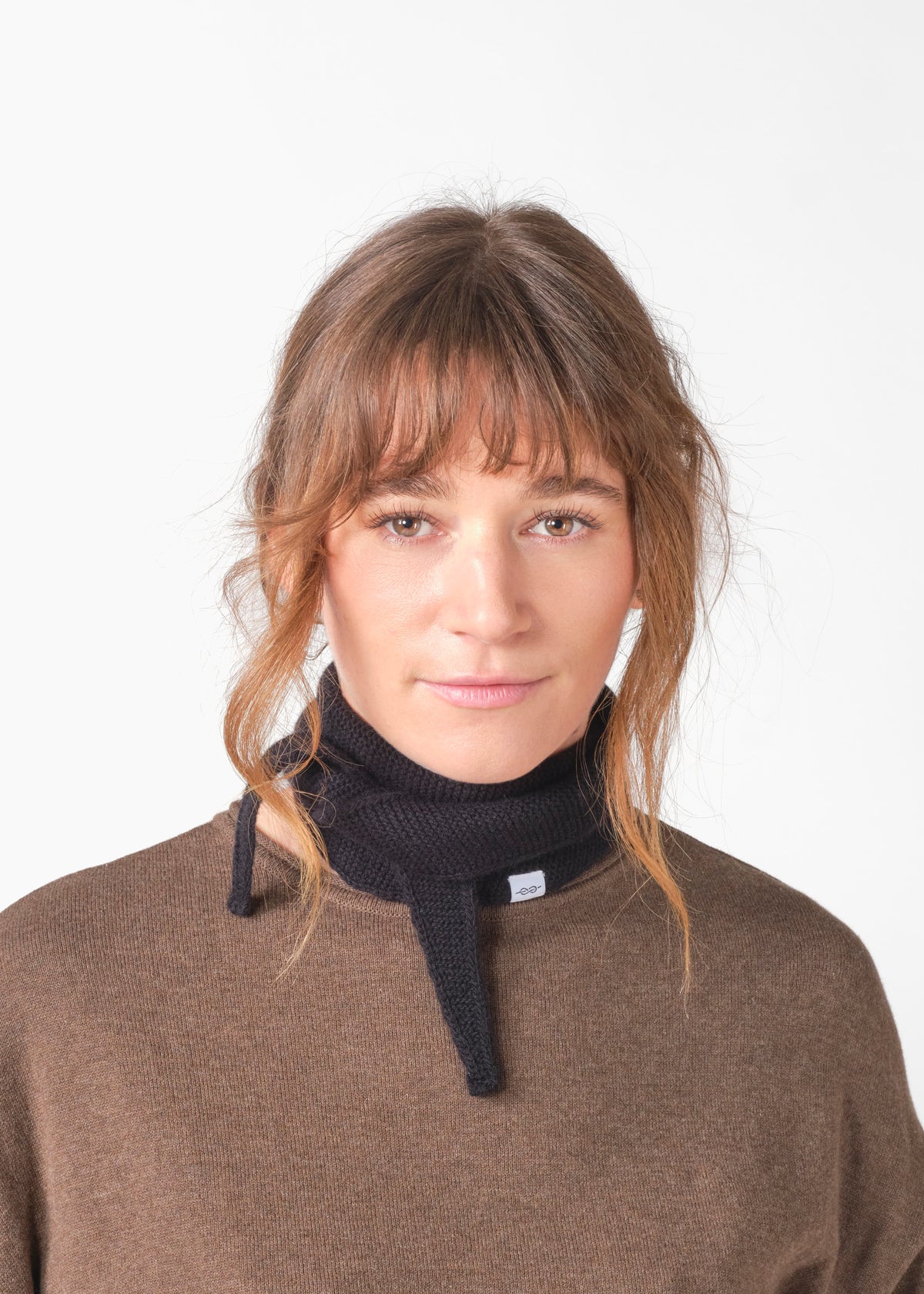 Klitmøller Collective ApS Violet small knit scarf Scarfs Black