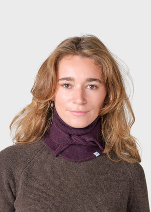 Klitmøller Collective ApS Violet small knit scarf Scarfs Burgundy