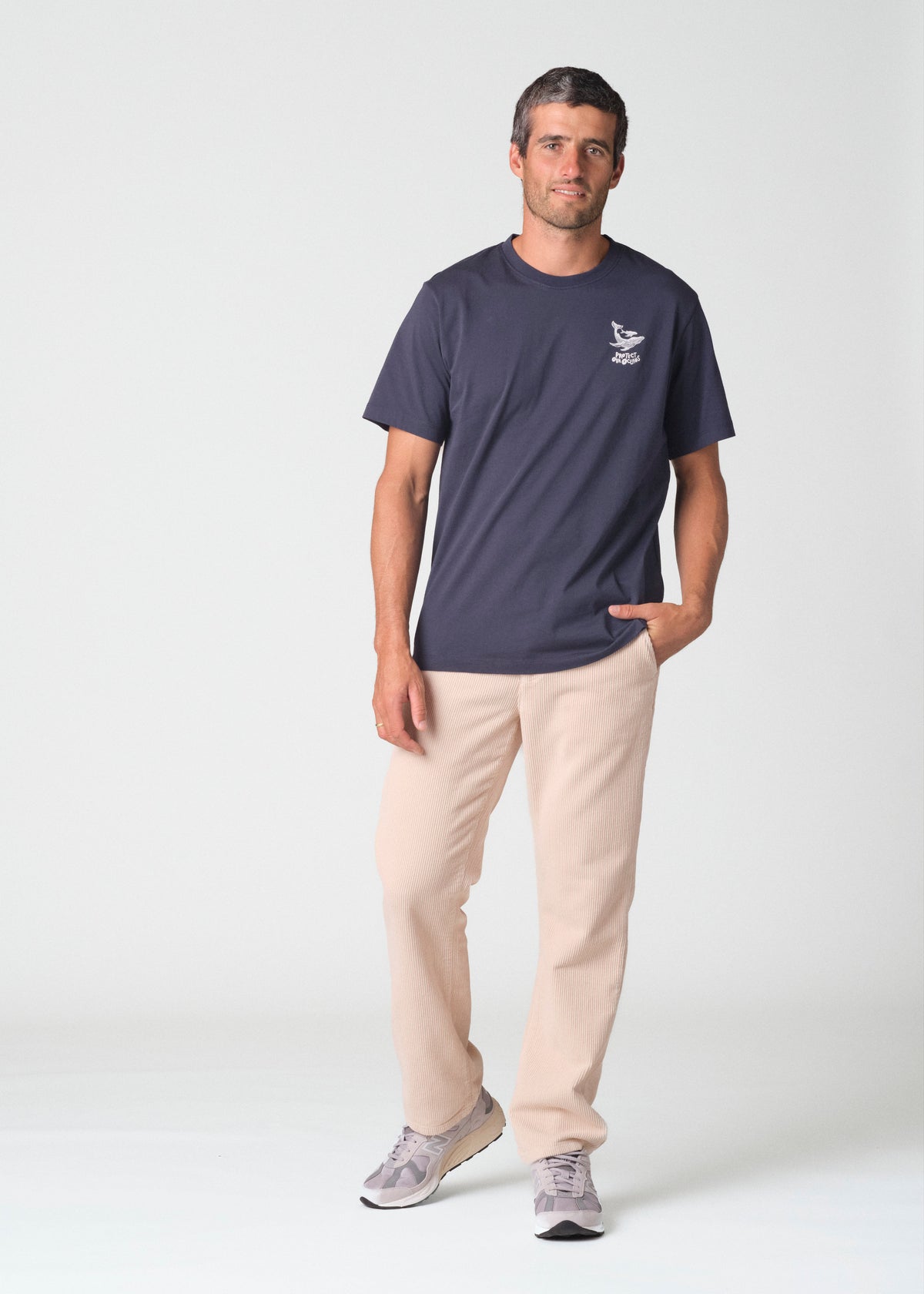 Klitmøller Collective ApS West cord pants GOTS Pants Pastel sand