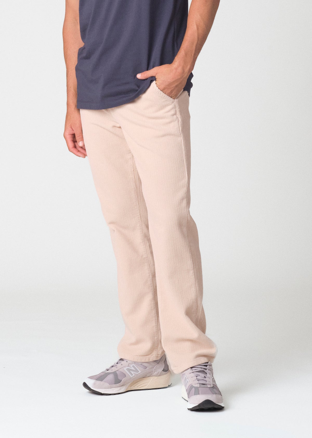 Klitmøller Collective ApS West cord pants GOTS Pants Pastel sand