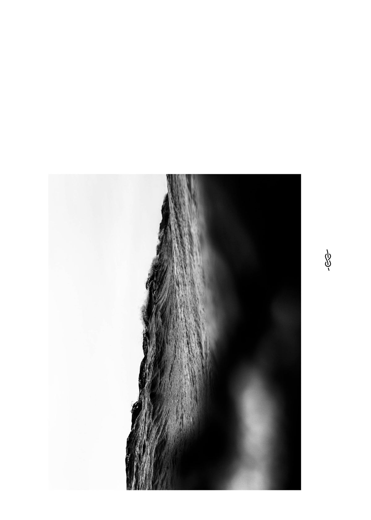 Klitmøller Collective ApS White space - Surface BW 50x70 Posters Poster