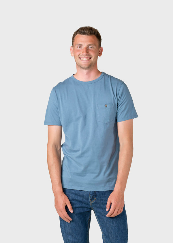 Klitmøller Collective ApS William tee T-Shirts Sky blue