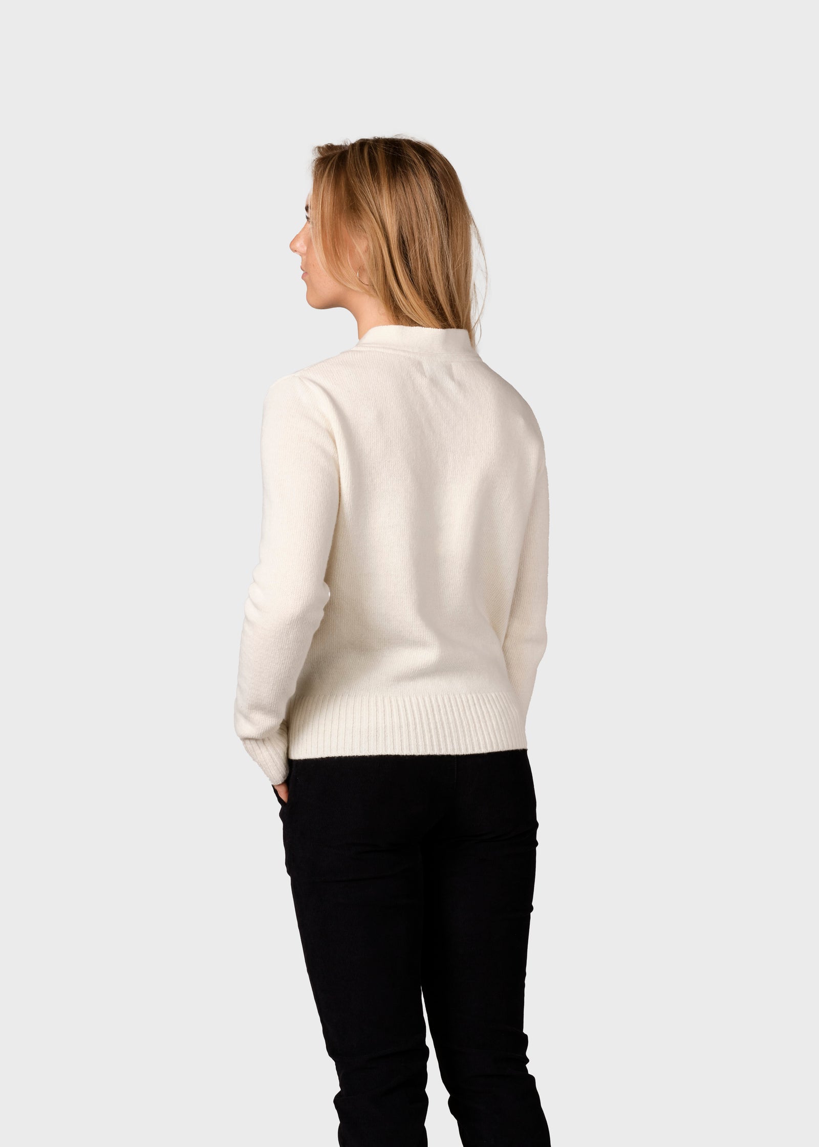 Wilma knit cardigan - Cream – klitmollercollective.com