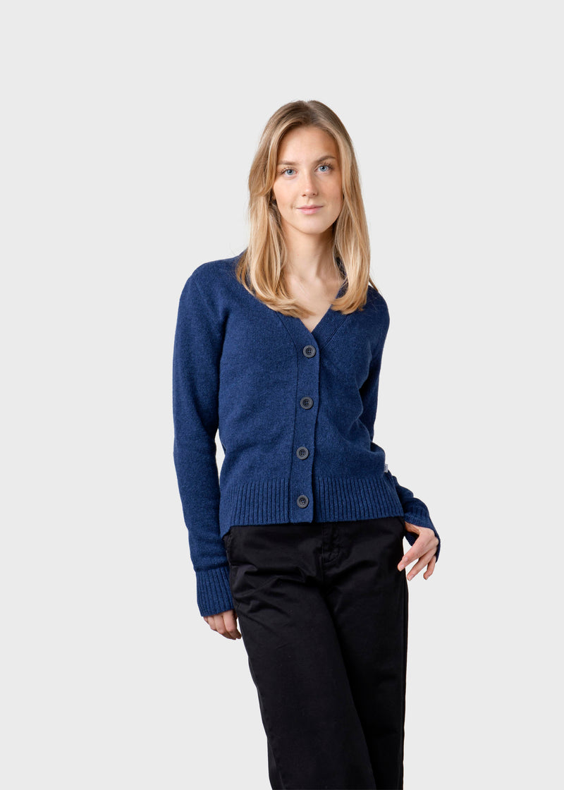 Klitmøller Collective ApS Wilma knit cardigan Knitted sweaters Deep blue