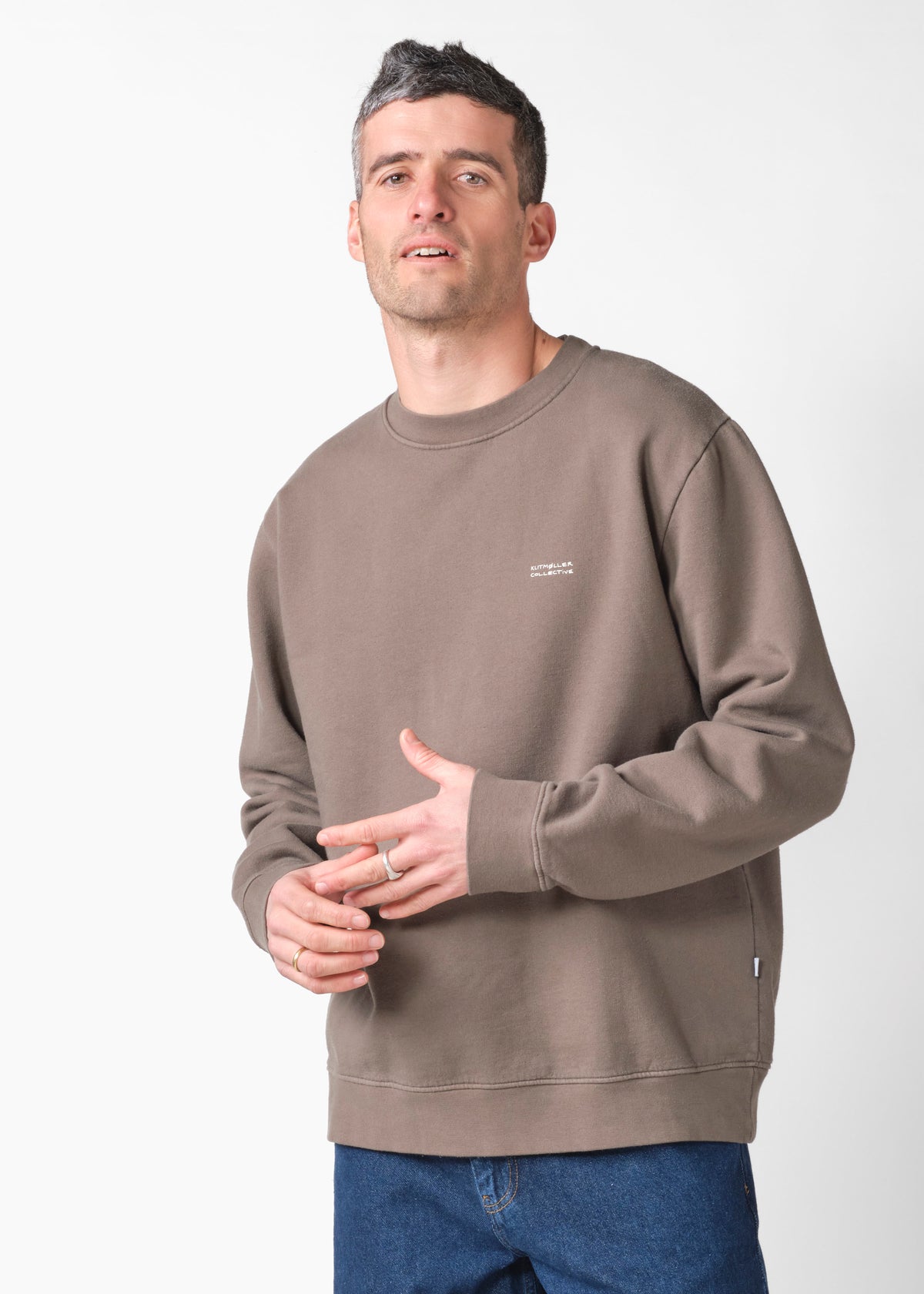 Klitmøller Collective ApS Wolf sweat OCS Sweatshirts Taupe