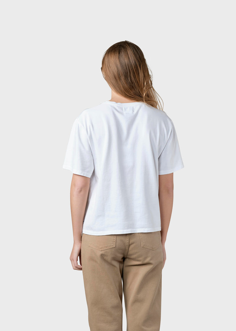 Klitmøller Collective ApS Womens boxy tee T-Shirts White