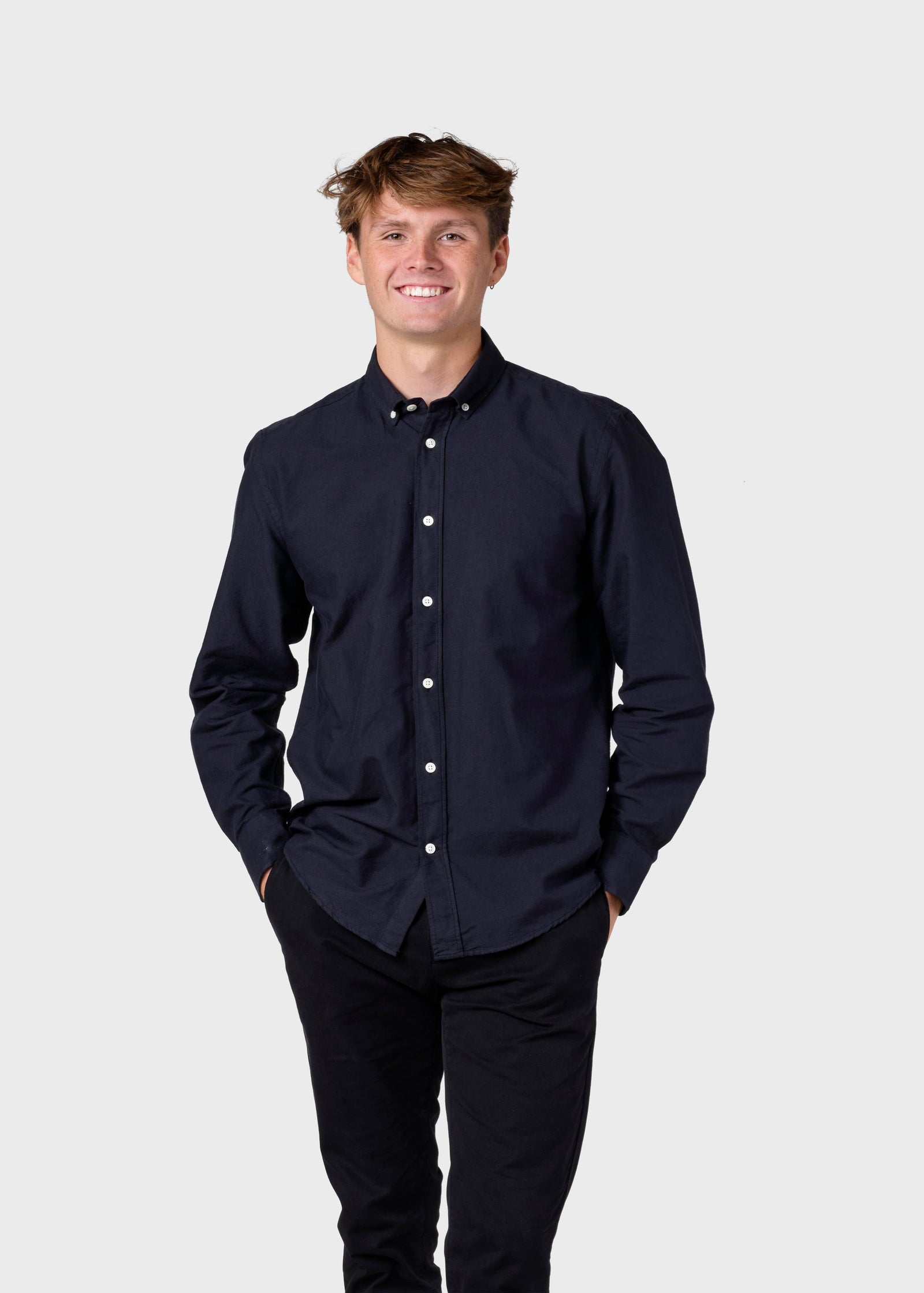 Basic shirt - Navy – klitmollercollective.com