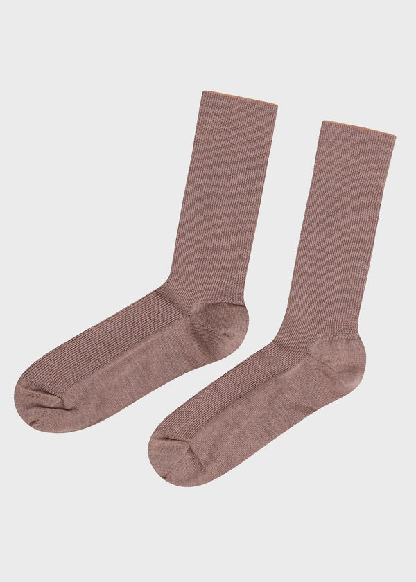 Klitmøller Collective ApS Light merino sock Socks Sand